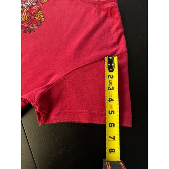 Harry Potter Gryffindor Crest Embroidered T-Shirt Adult XL Red Hogwarts Beading‎ - Picture 9 of 11